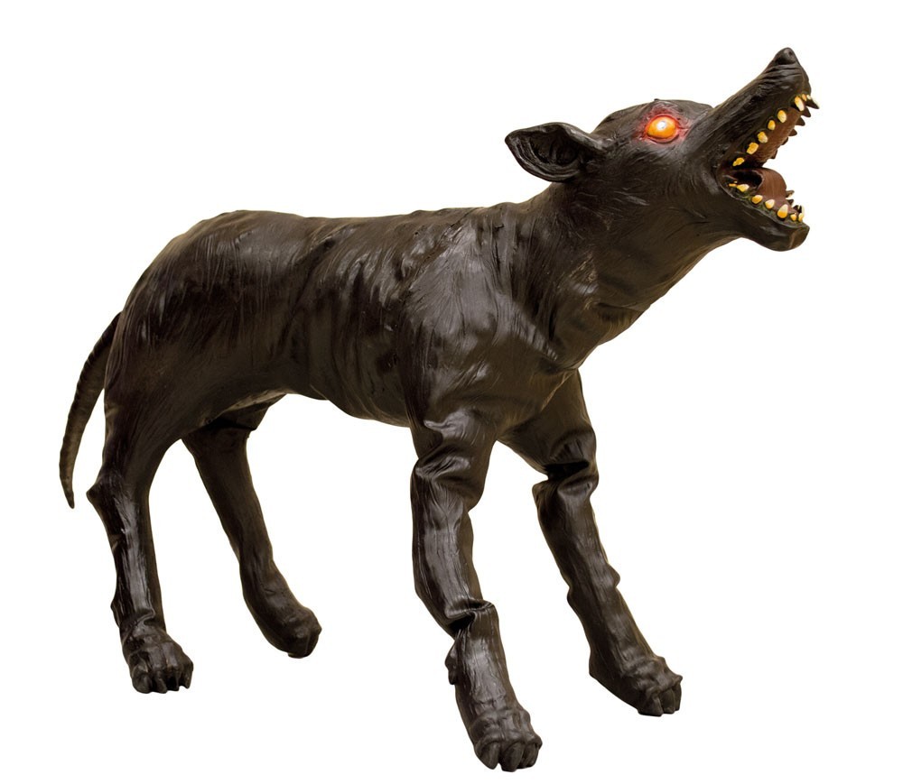 Grusel Hund Horror Dekoration 56x80cm