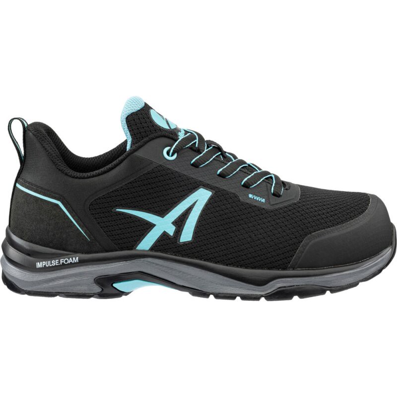 Albatros TWIST BLUE WNS LOW Damen-Sicherheitsschuh S1PS ESD schwarz/blau 42