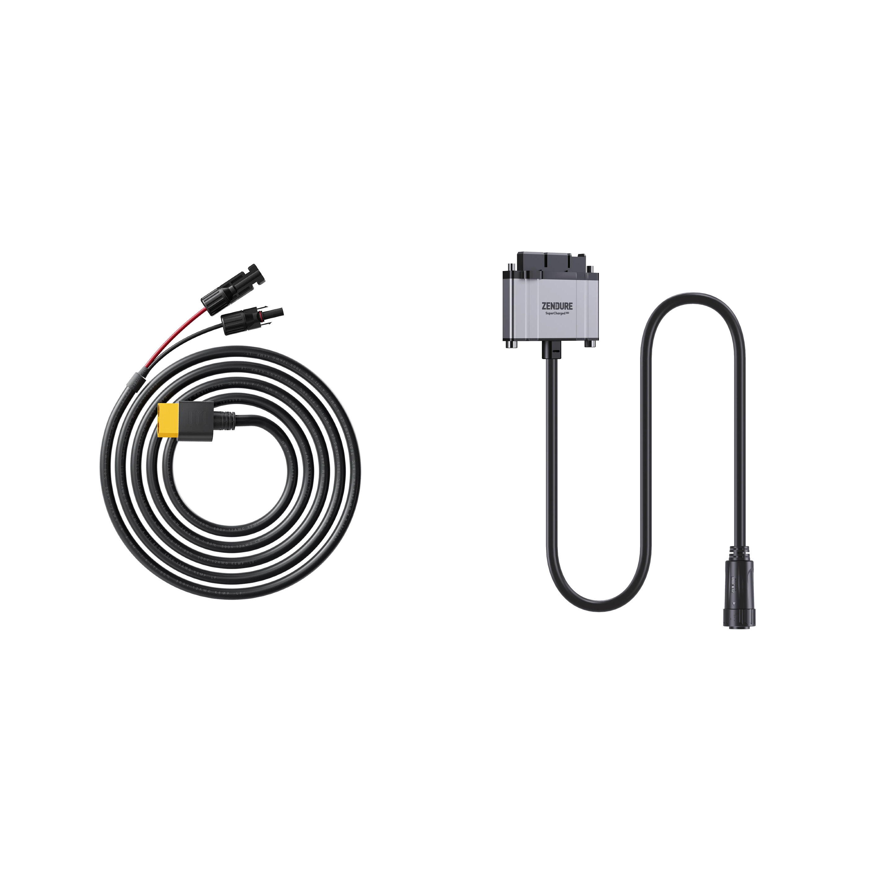 Solarstecker zu XT90 Kabel (3m), Hub zu SuperBase V Kabel (1.5m) + XT90 Kabel (3m)
