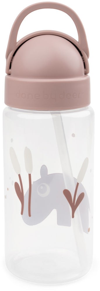 Done by Deer Flasche mit Trinkhalm Ozzo puder