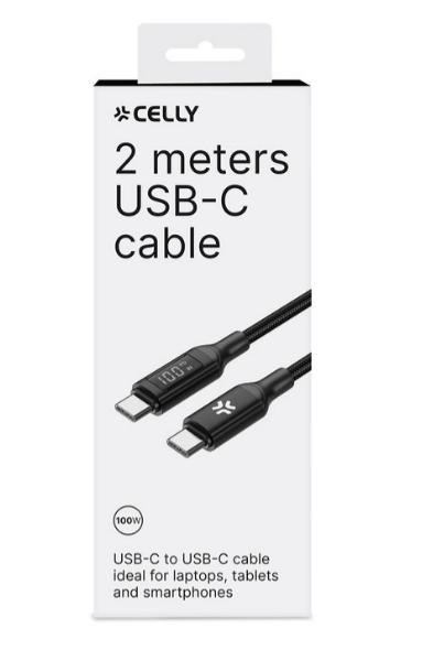 Celly USBCUSBC100WLED Kabel do ładowania USB