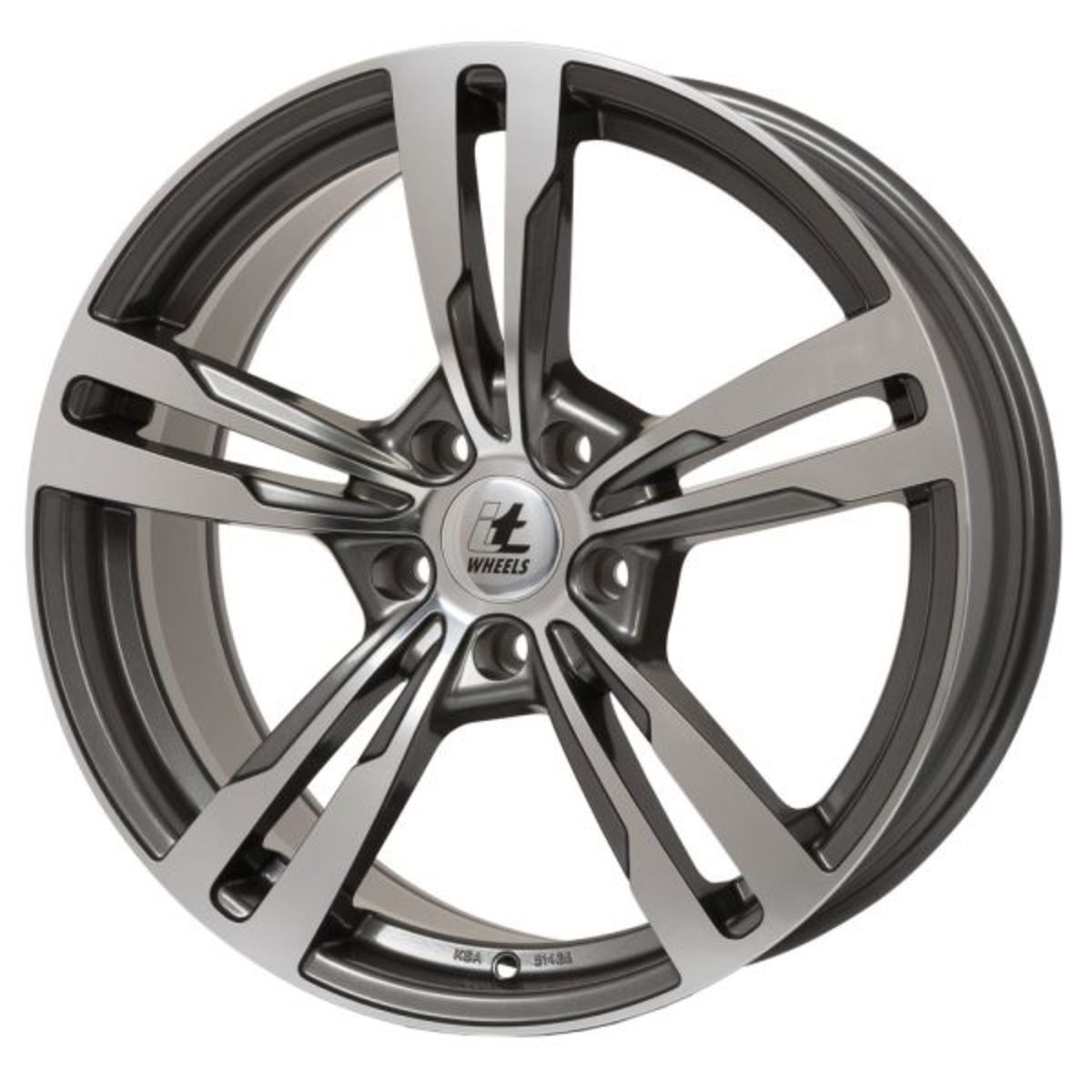 Jante alu 20 pouces ITWHEELS Anna 5x108 8,5J ET45, Farbe Anthrazit Glänzend Poliert