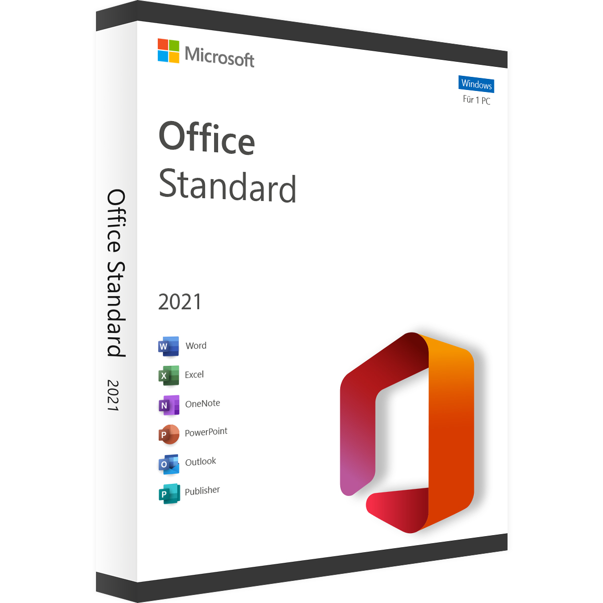 Microsoft Office 2021 Standard - Produktschlüssel - USB-Stick - Vollversion - 1 PC - Deutsch