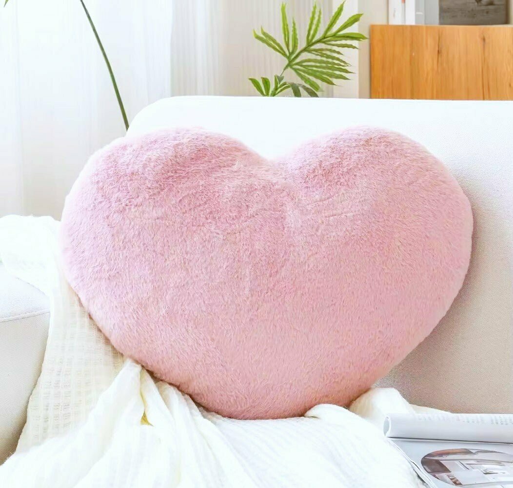 Lavendel Wärmekissen » Körnerkissen » Heizkissen für die Mikrowelle » Herzkissen 25 x 20 cm mit Lavendel Duft - Rosa