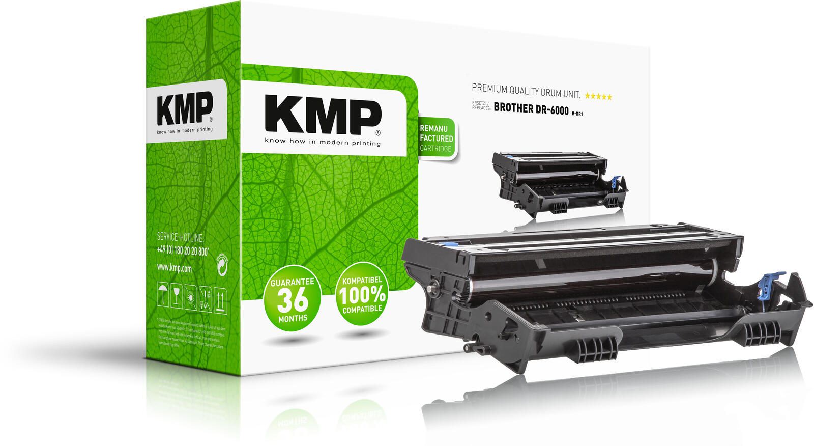 KMP Trommel B-DR1 schwarz kompatibel zu brother DR-6000