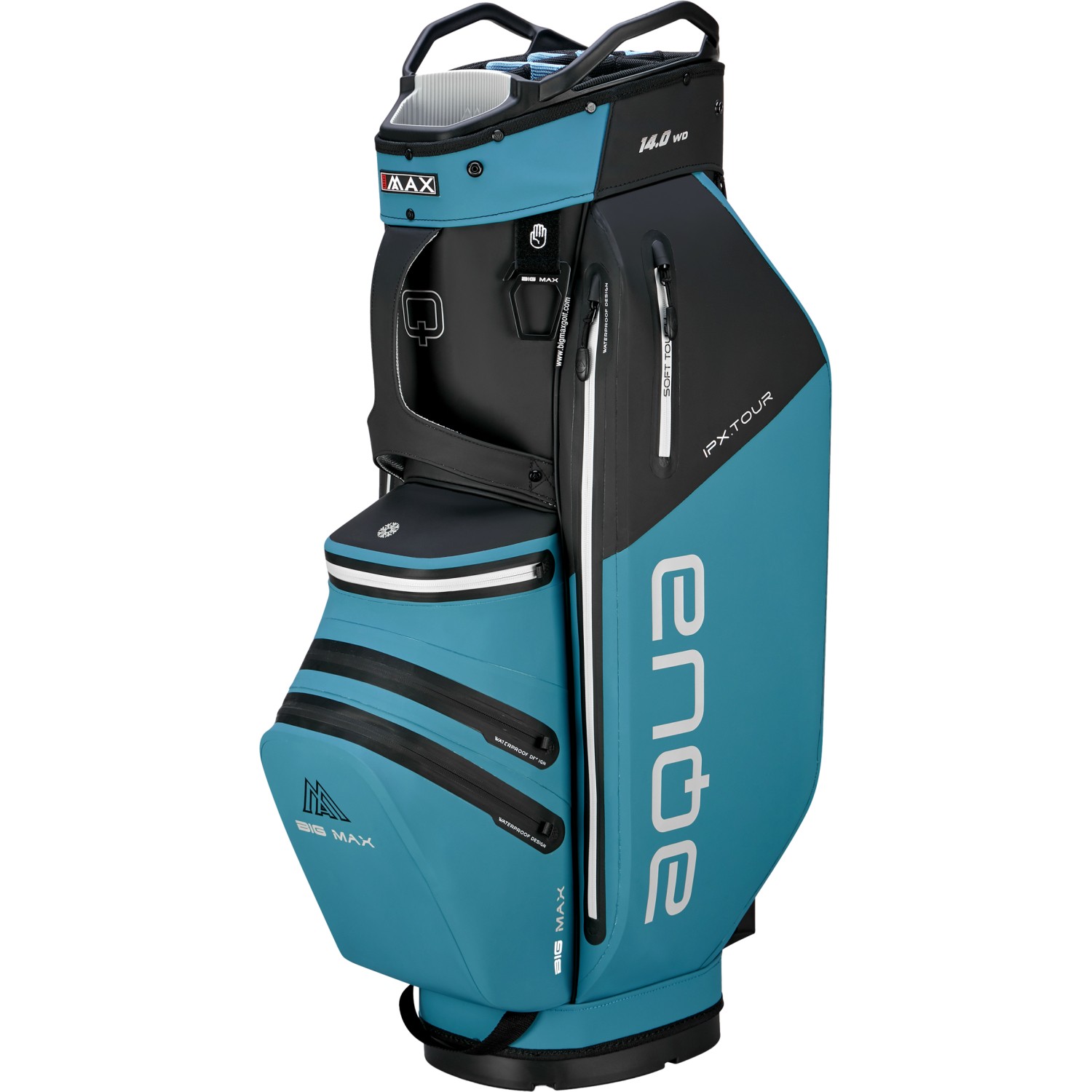 BIG MAX Cartbag Aqua IPX. Tour, bleu/noir