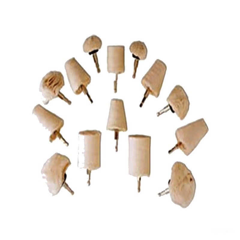 Weber Tools WT-18069 Aufsatz-Set, Polieranlage 14, Baumwolle, 45,50,53,63,75,100mm