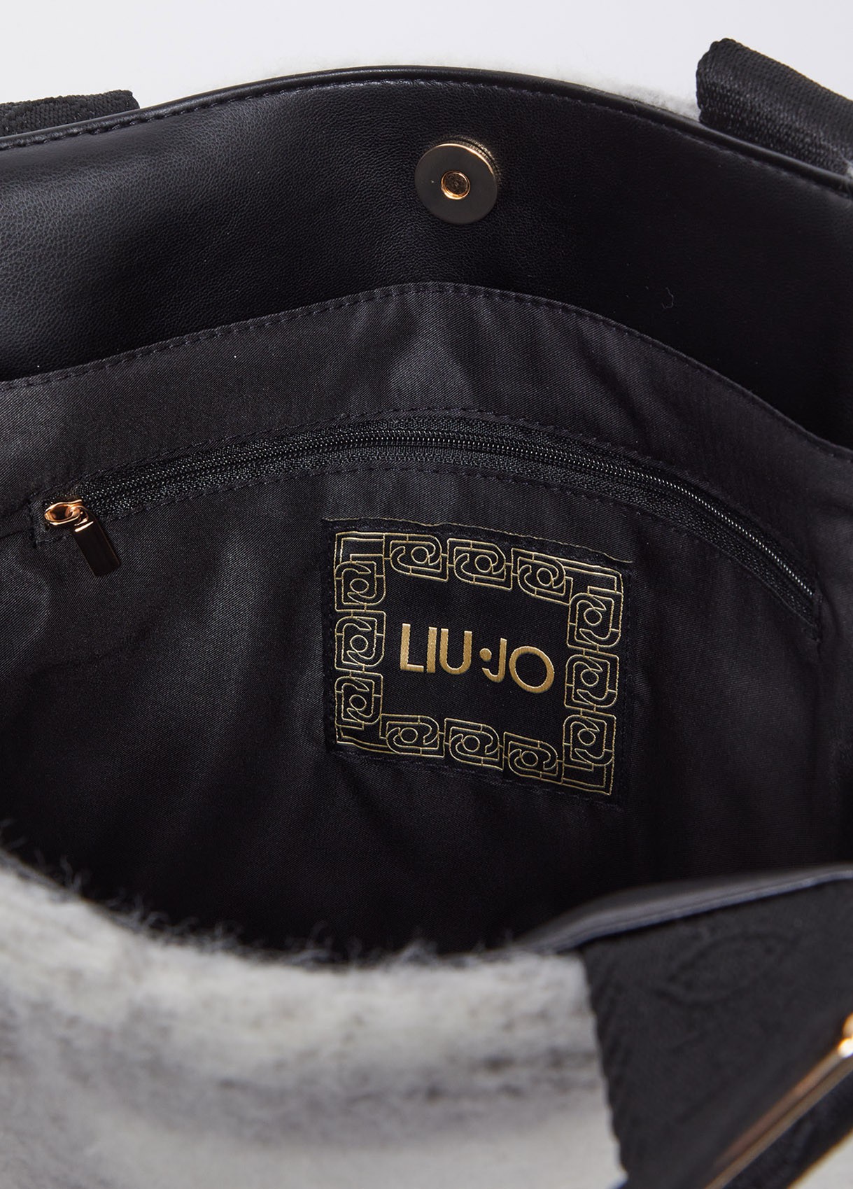 Liu Jo Shopper Format Moyen En Laine Mélangée