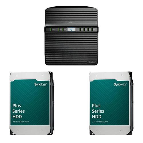 Synology DiskStation DS423 4 Einschübe NAS-Server Leergehäuse + 2x Synology Plus 3.5