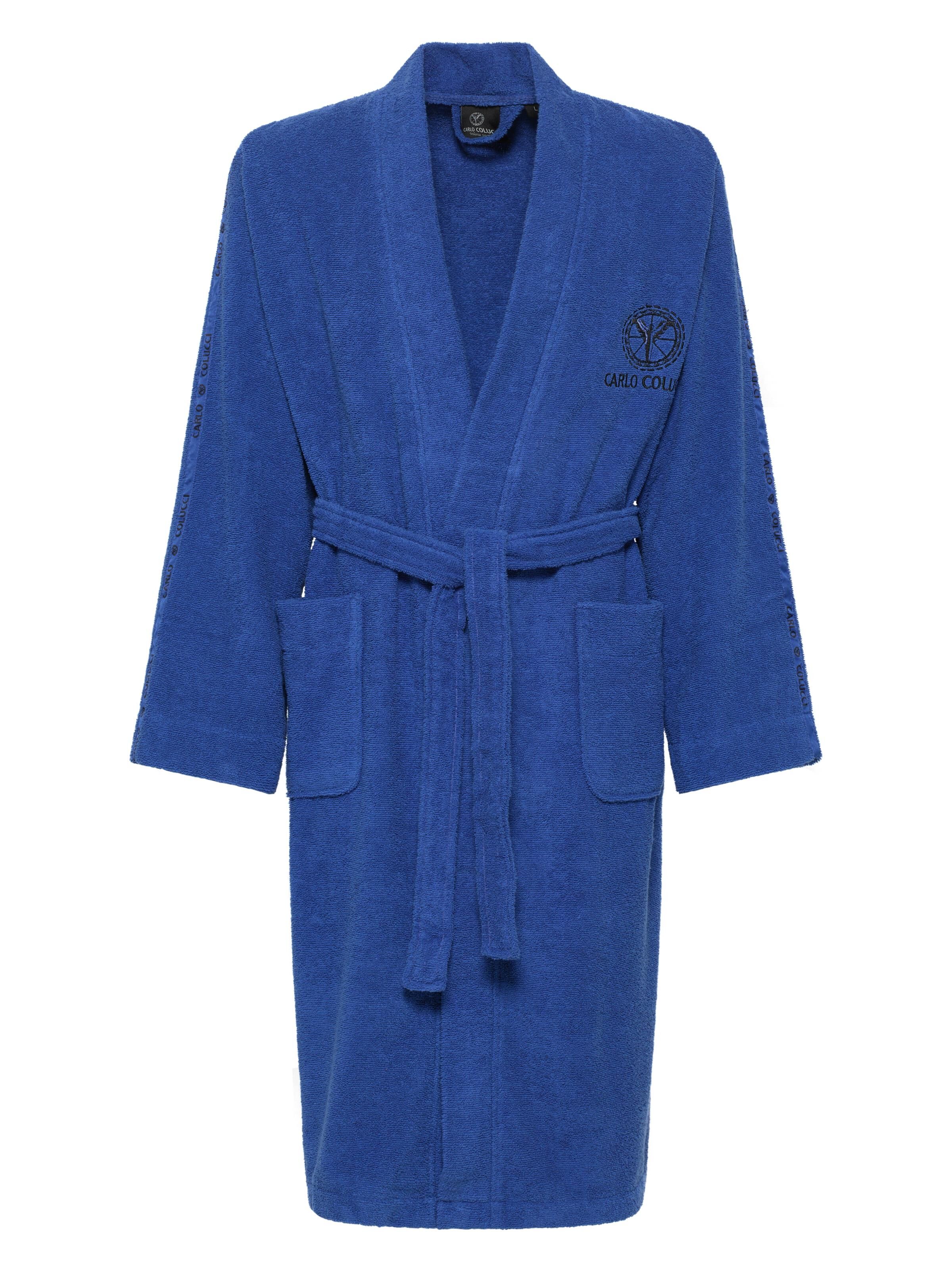 Bademantel mit Stickerei