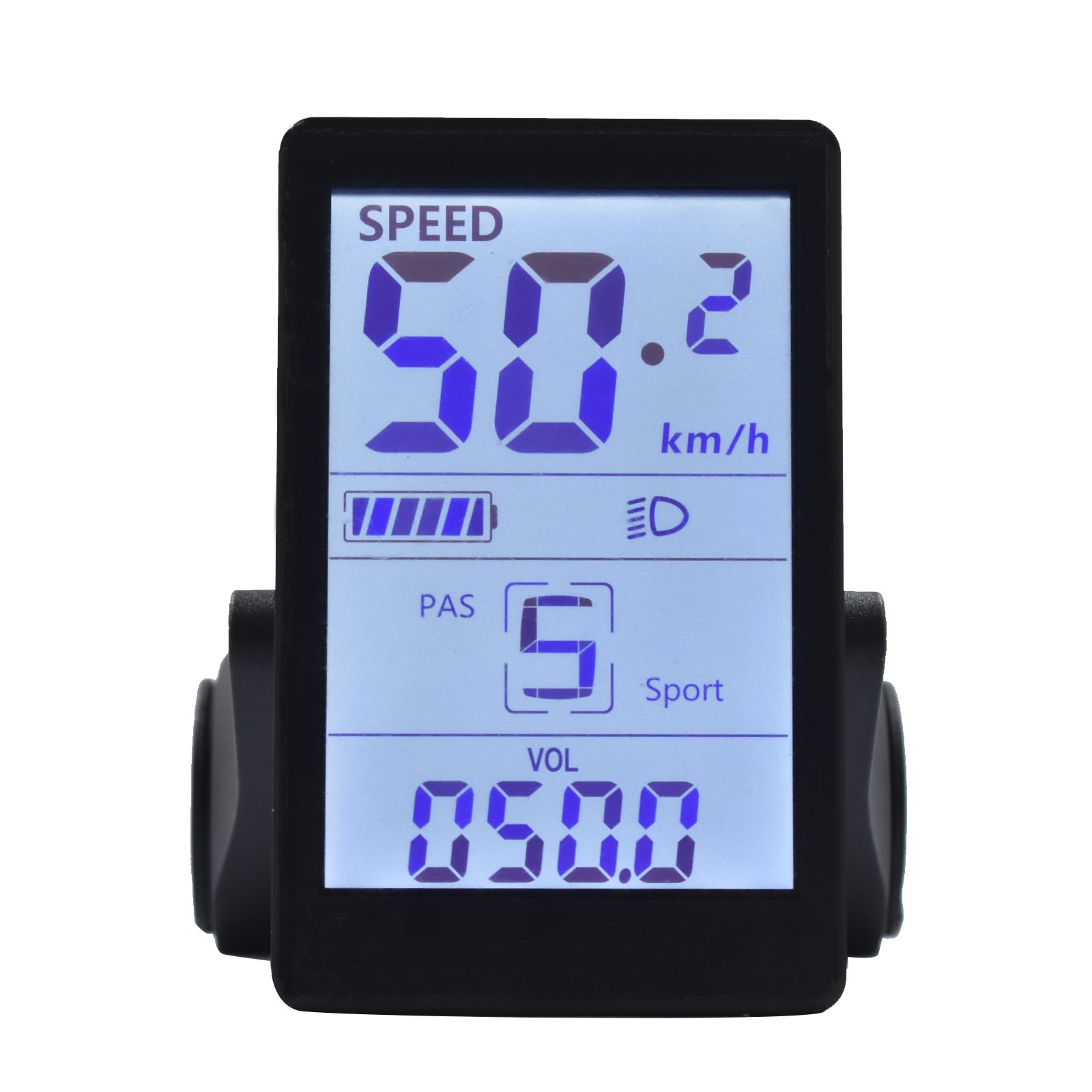24v 36V 48V 48V M6H Bike Electric LCD Display Meter E Scooter LCD Panneau avec USB UART pour les pièces de vélo électrique de montagne