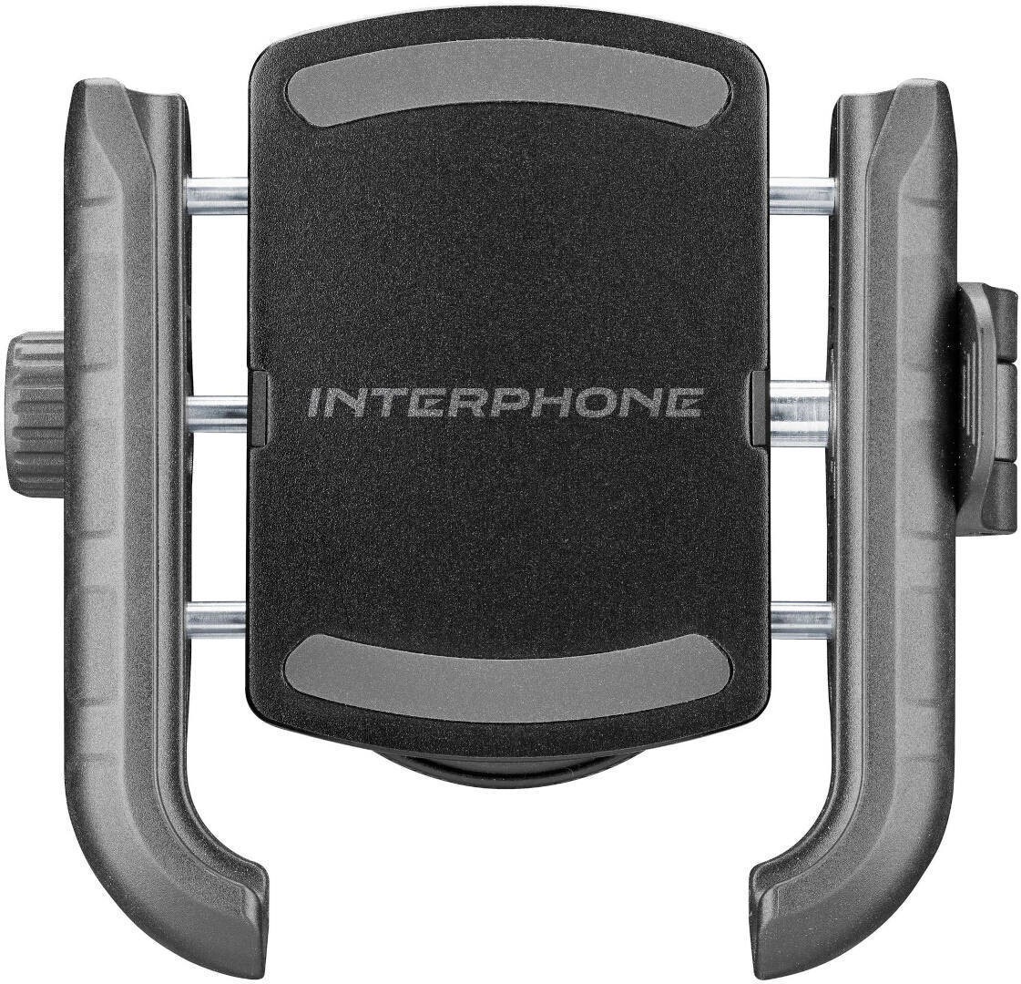 Interphone Crab universel smartphone-holder med Pro anti-vibrationsmodul, sort