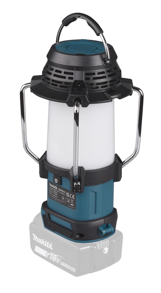 Radio sans fil avec lampe de poche Makita DMR055; 14,4/18 V (sans batterie et chargeur)