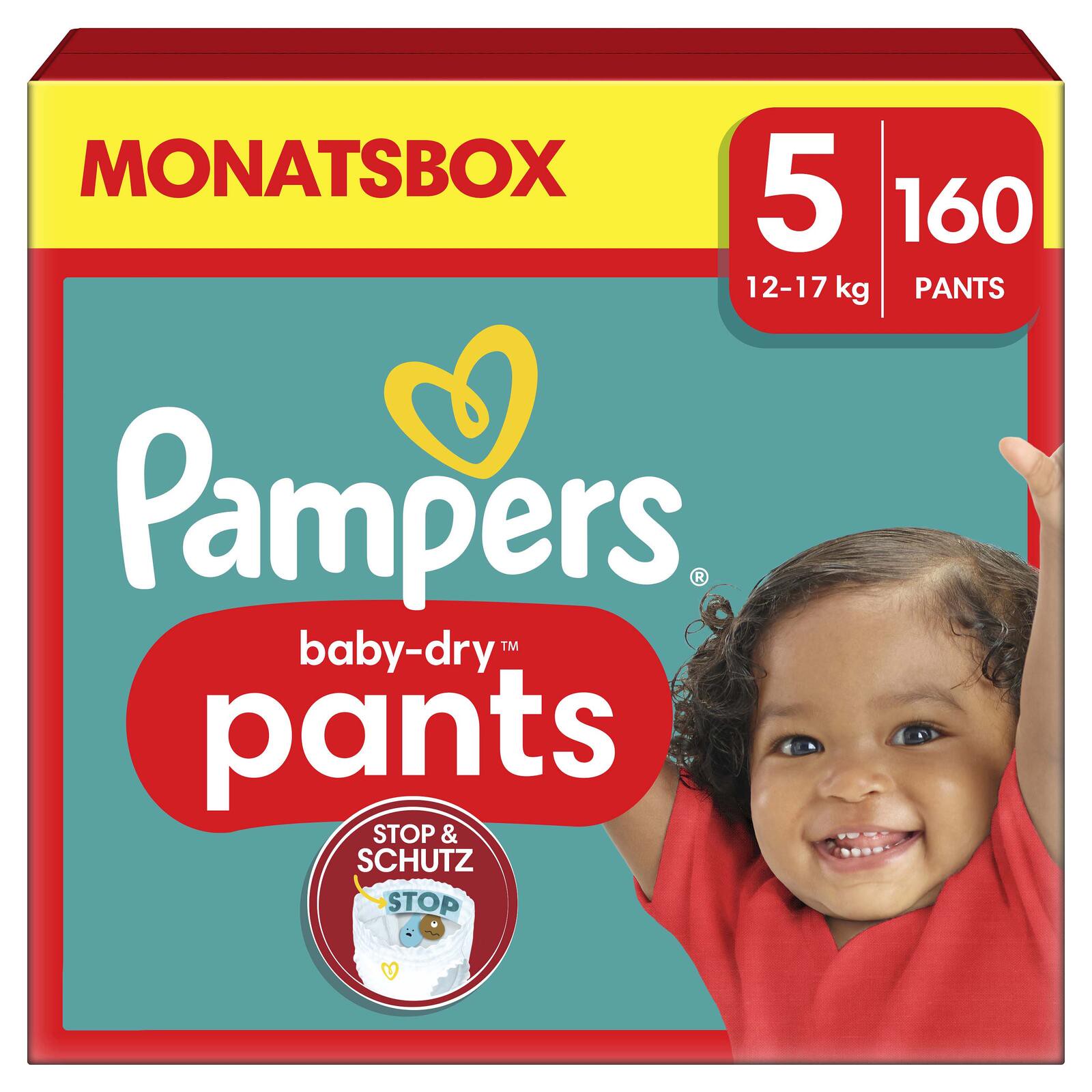 Pampers® Windeln BabyDryPants Größe 5 160ST für Babys und Kleinkinder (4-18 Monate)