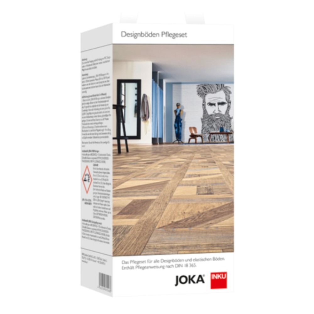 JOKA Designböden Pflegeset (PUR Reiniger + Designpflege matt)