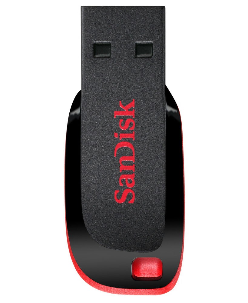 SanDisk Cruzer Blade USB-Stick 128 GB USB Typ-A 2.0 Schwarz, Rot