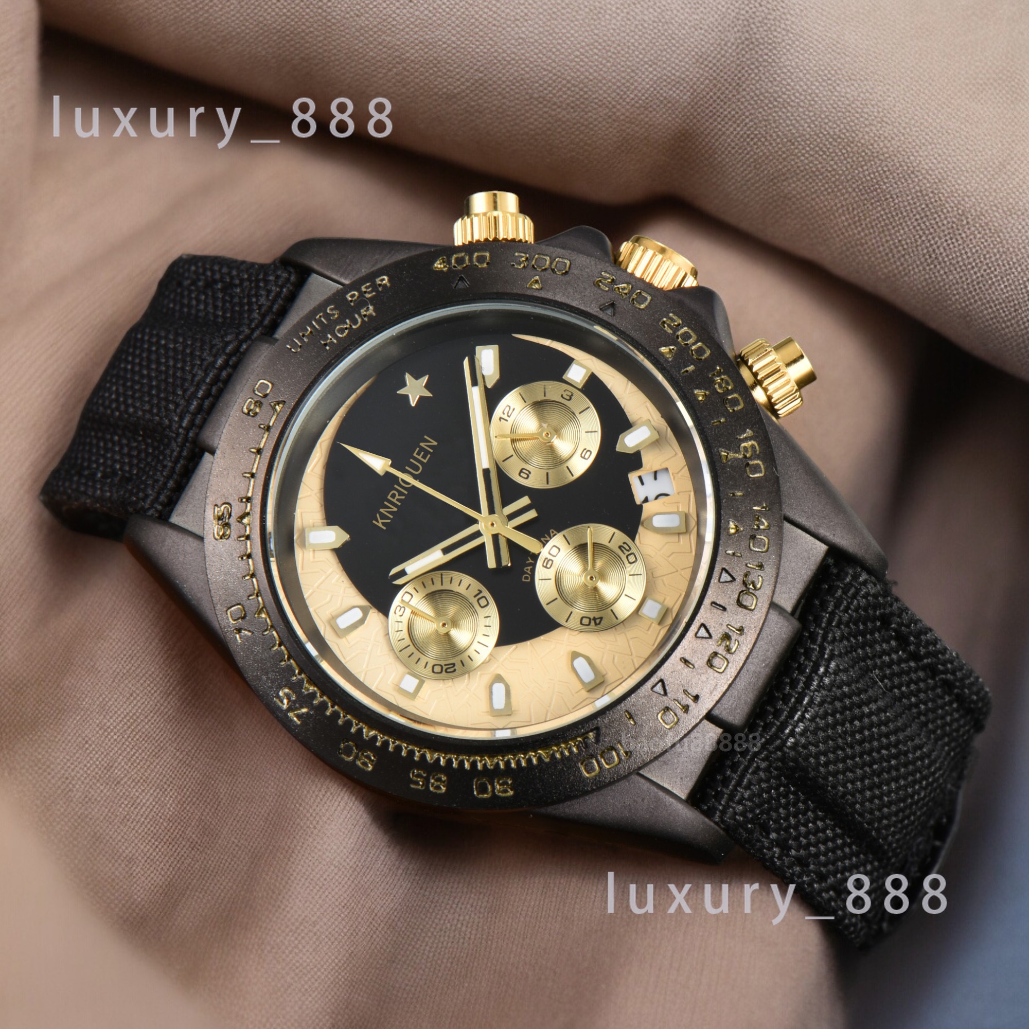 2024 Luxury Top Watchs Match Match Quartz Hands Sweep Fonction Chronograph Daily Imperproofing Automatic Date Vente chaude AAA Horloges masculine