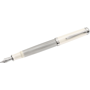 Füllhalter M405 EF Silber-Weiß