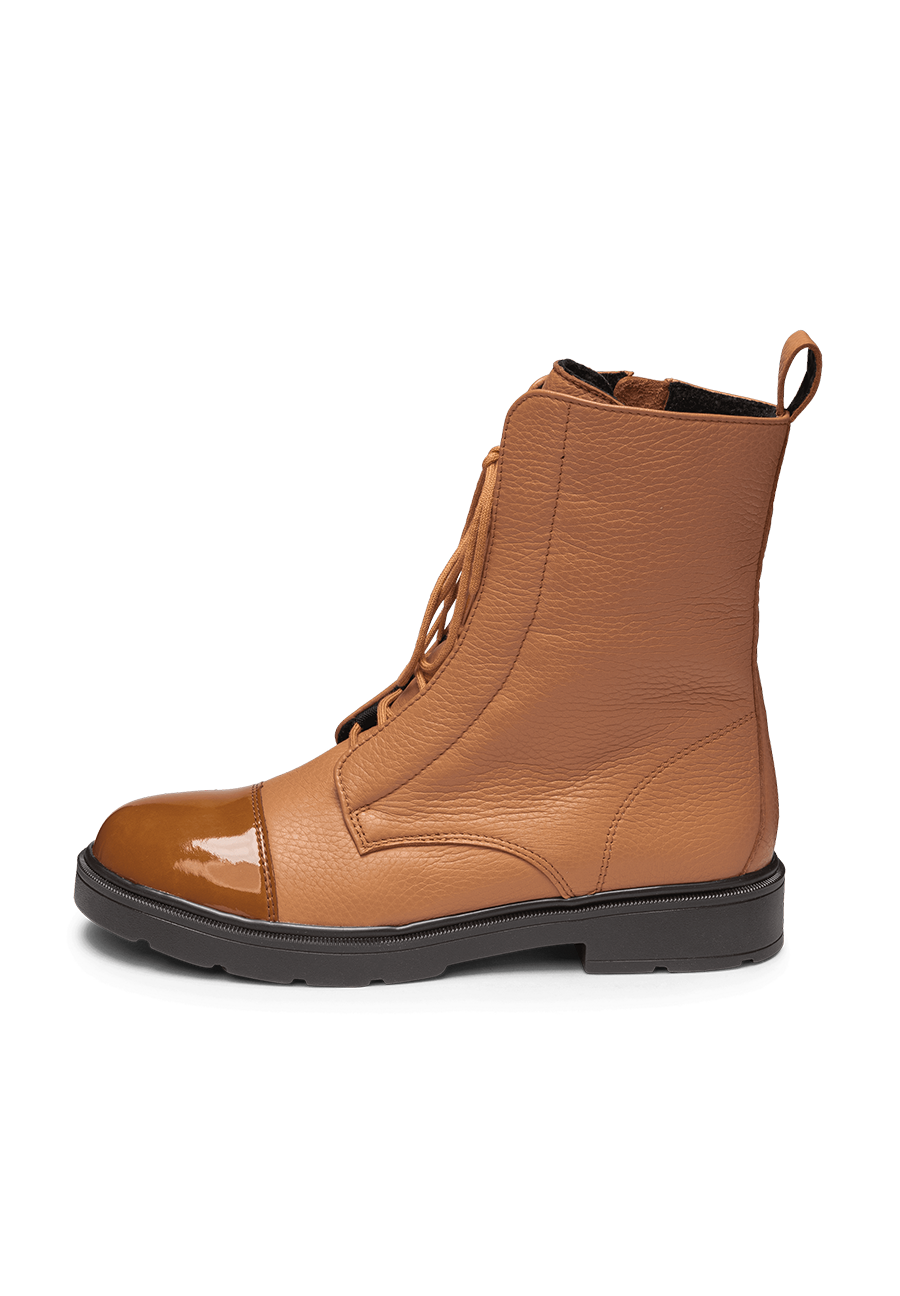 Ansehnliche Stiefelette Hirschleder