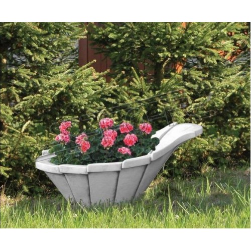 Blumenkübel Pflanz Kübel Dekoration Natur Garten Vasen Figur Blumentöpfe