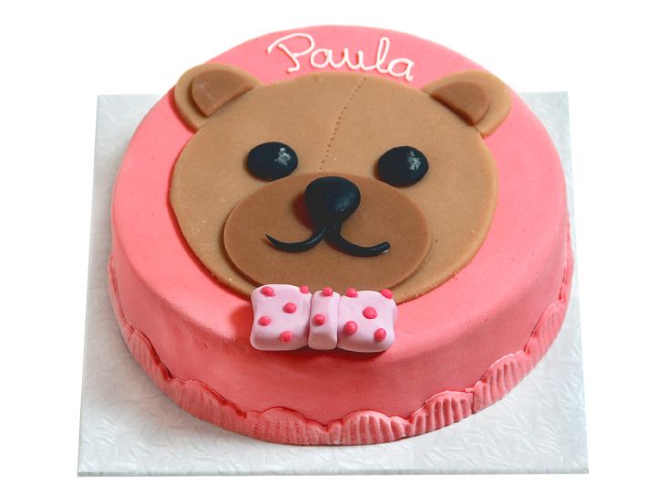 Teddykopf Torte