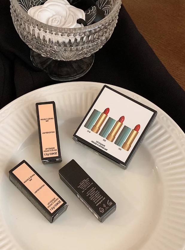 3pcs Lip Makeup Matte Lipsticks Set Rouge A Levers Mat Travel Lipstick Collection Long Lasting Waterproof Lipgloss Satin LipBalm Colour Stick 1.3
