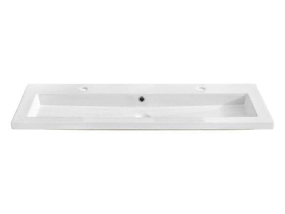 Doppel Waschbecken Keramik Waschtisch Waschbecken Einbauwaschtsche