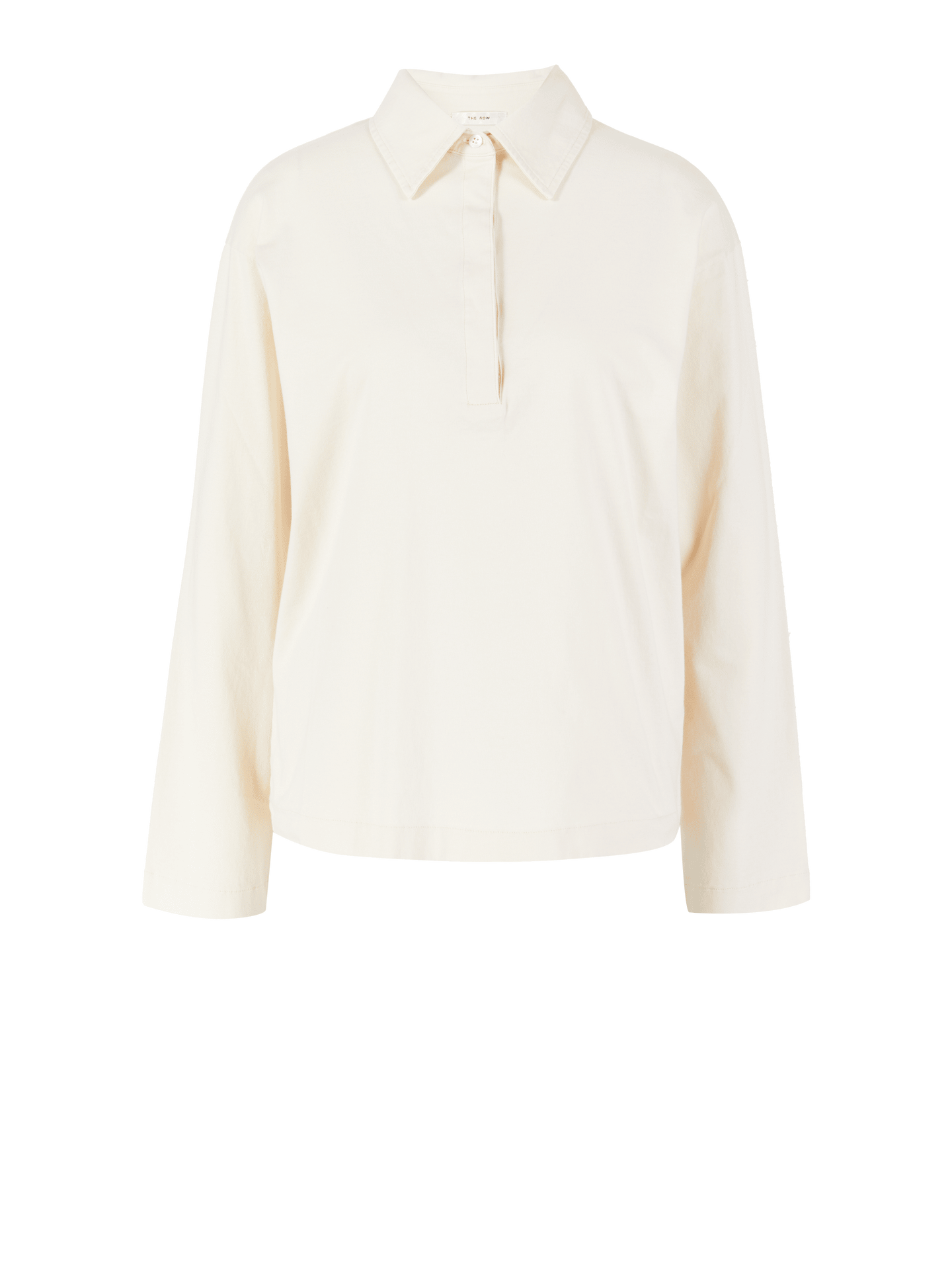 Langarm-Poloshirt 'Roddie' Crème