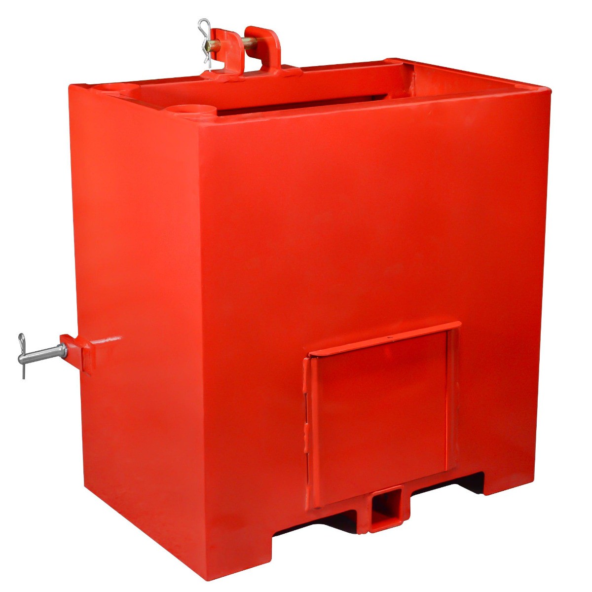 YITAMOTOR® 3 Point Hitch Ballast Box, 800 lbs Tractor Ballast Box with 2'' Quick Hitch Receiver for 3 Point Category 1 Tractors, Loaders and Skid Stee