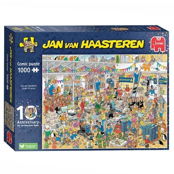Puzzle Jan van Haasteren - Studio 10 ans - 1000 pièces - Puzzle Jumbo JVH (JVH) - Jumbo JVH 000281