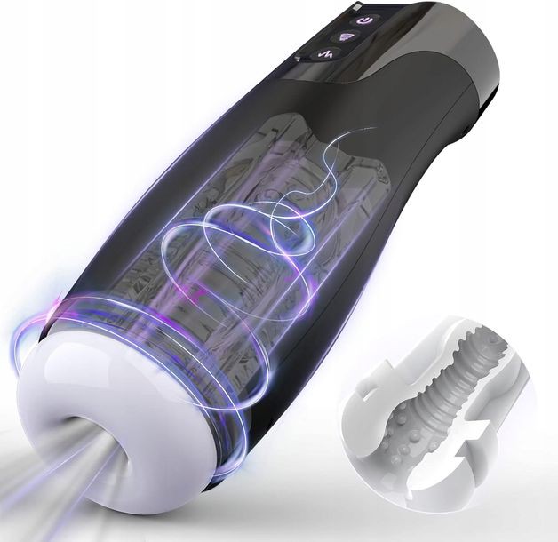 ﻿Masturbator Wibrator Męski 3D Pochwa Ssanie Wagina PHANXY Dla Par