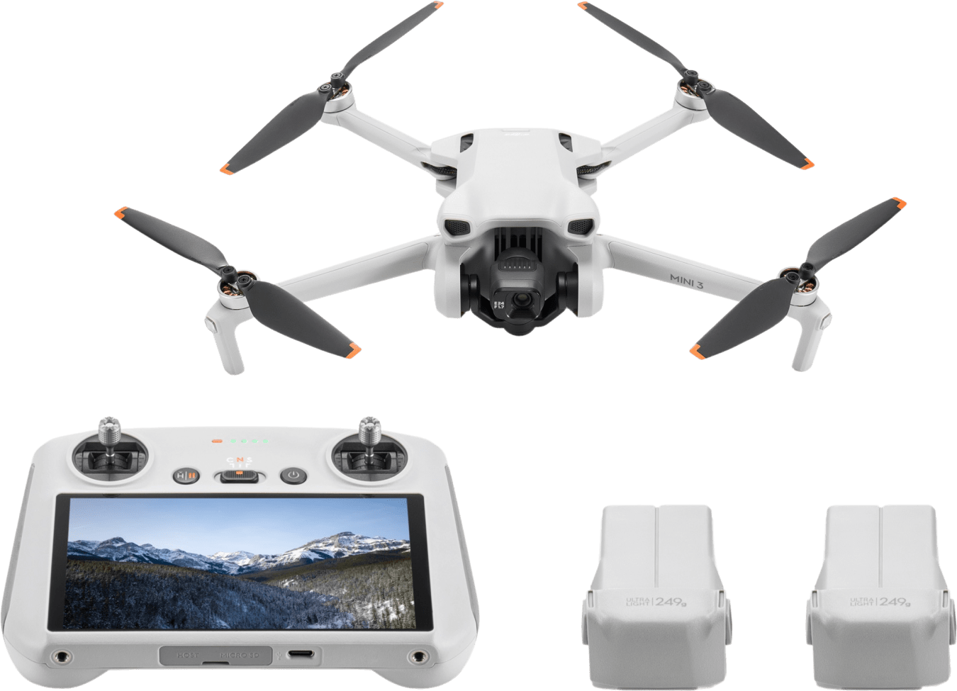 DJI Mini 3 Fly More Combo & DJI RC, Drohne