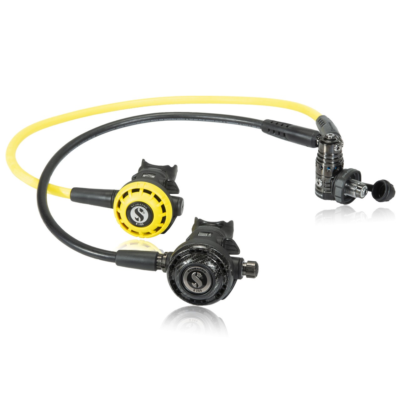 Scubapro MK25 EVO Black Tech G260 Carbon Black Tech Basic Sparset