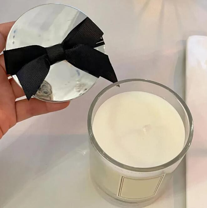 Candles Scented Candle Bougie Parfum 200g Solid Perfume Lime Basil Fragrance Deodorant Long Lasting Smell Perfumes Wax Incense High Quality Fast