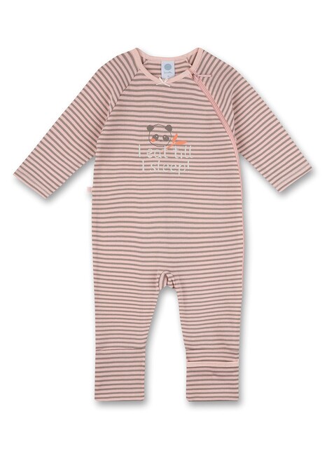 Sanetta Baby-Overall rosa gestreift Größe 50 – Bio-Baumwolle, Nicki - Neu