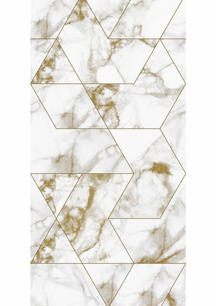 KEK Amsterdam Marmor Mosaik Tapete Gold
