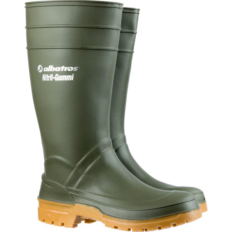 Albatros GUARDIAN HIGH BLACK Stiefel aus Nitrilgummi grün Gr. 42
