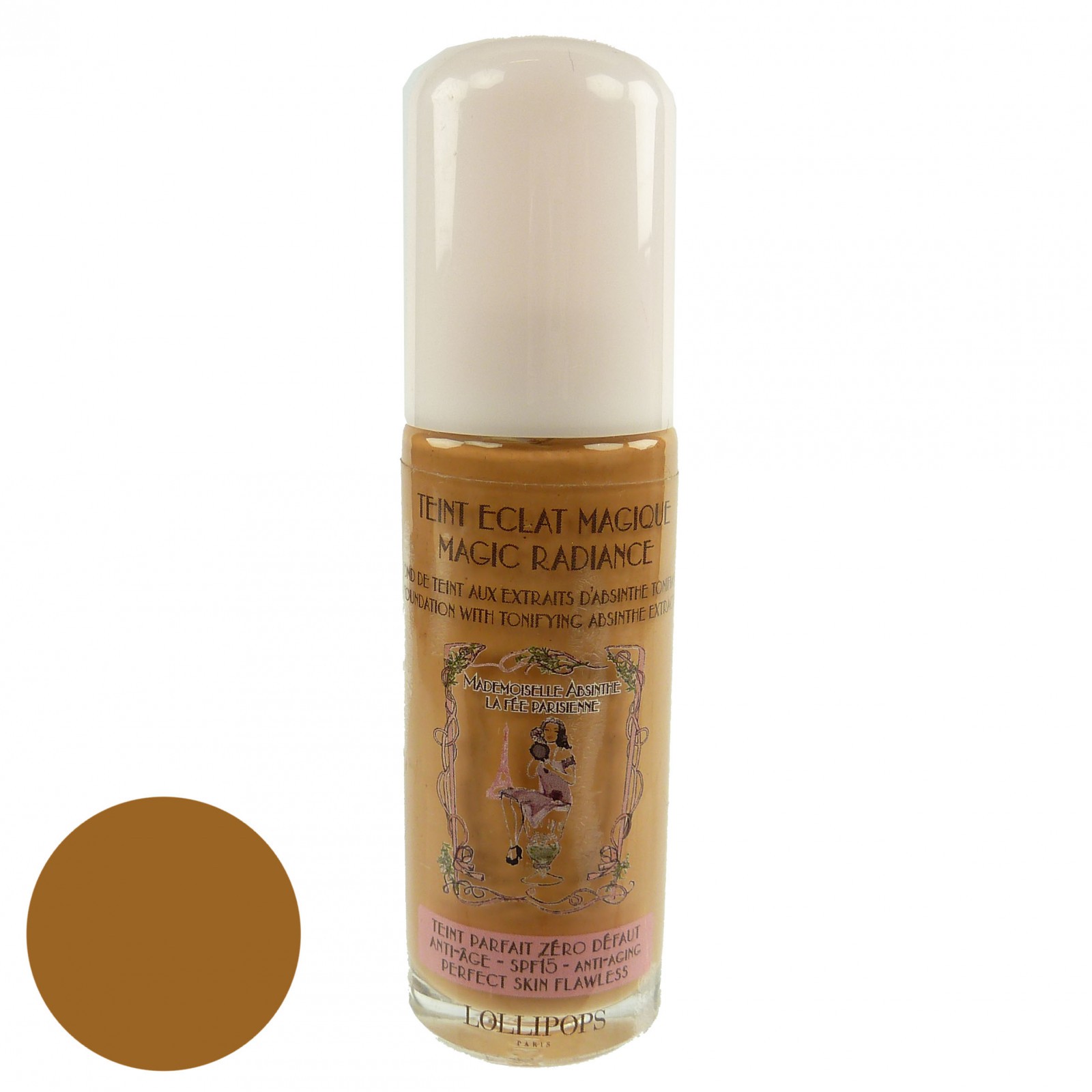 Lollipops Paris Teint Eclat Magique - Grundierung Foundation Make Up - 25ml - 30 Tanned