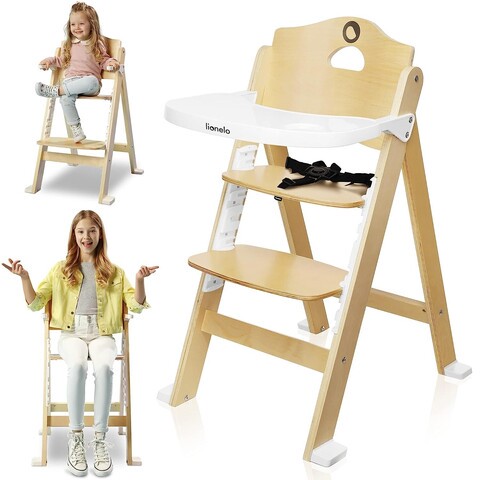 Lionelo Hochstuhl Floris  White Natural