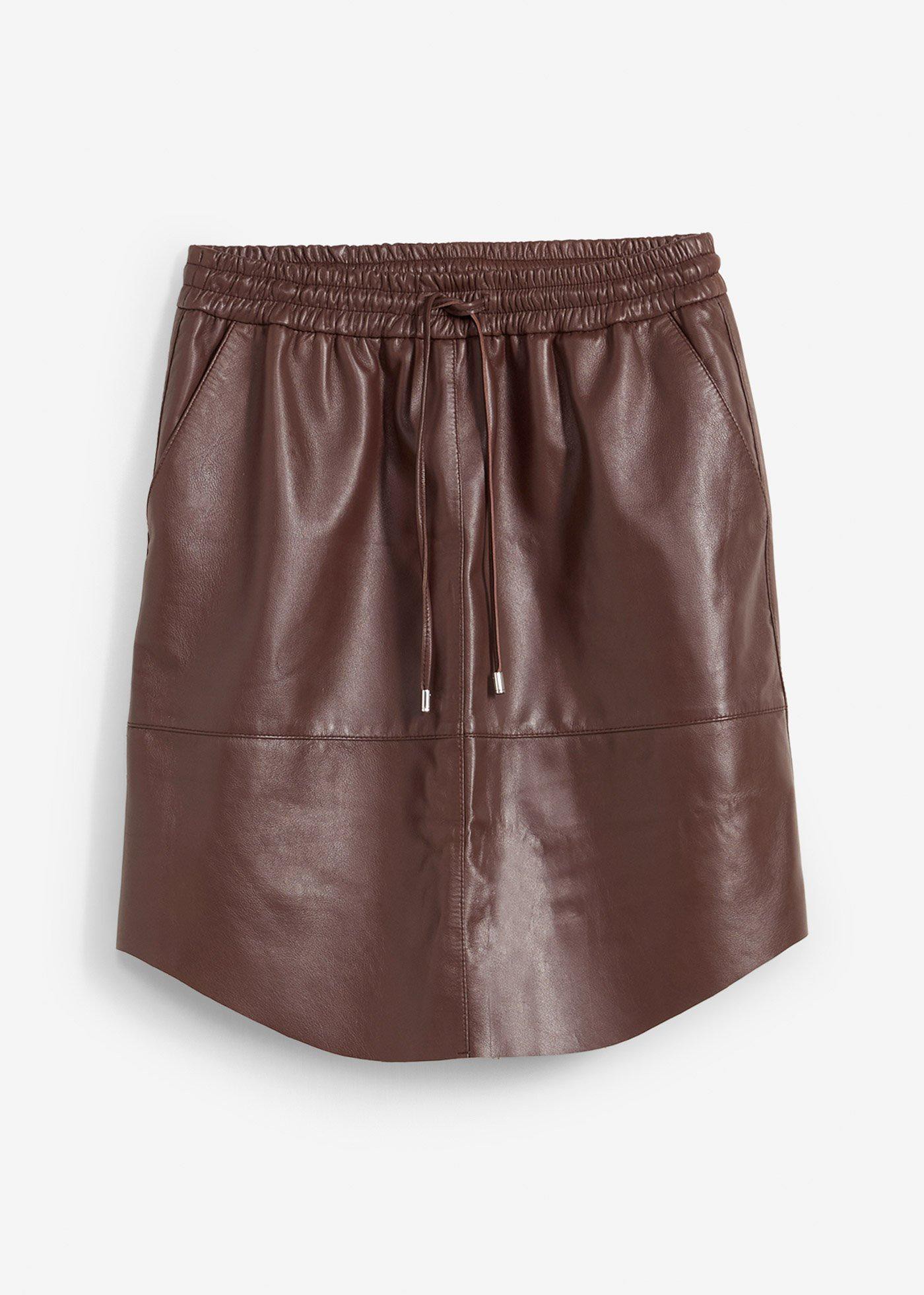 Lederrock aus Lammnappa