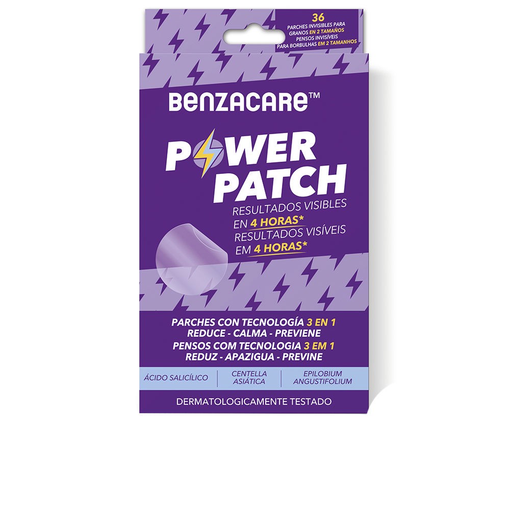 Benzacare Power Patch ultraleichtes und ultradünnes unsichtbares Pflaster 36 Einheiten