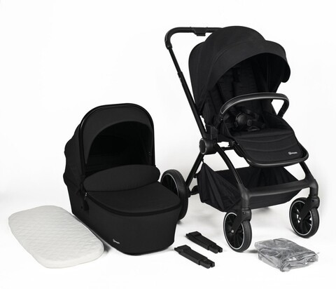 BabyGo Harmony 2in1 Kombi-Kinderwagen schwarz