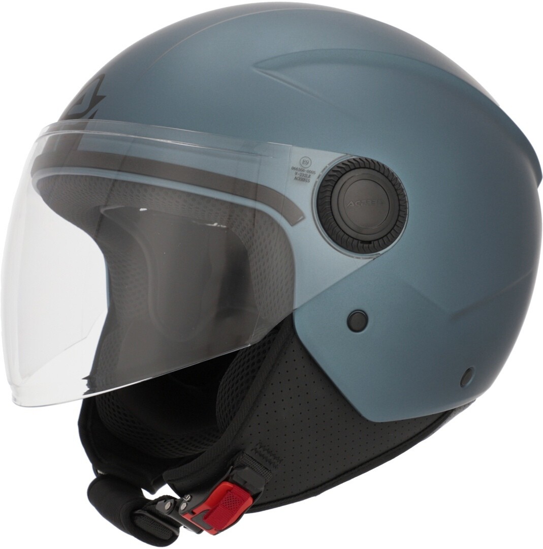 Acerbis Jet Brezza Metallic Jethelm, blau, Größe XS für Männer