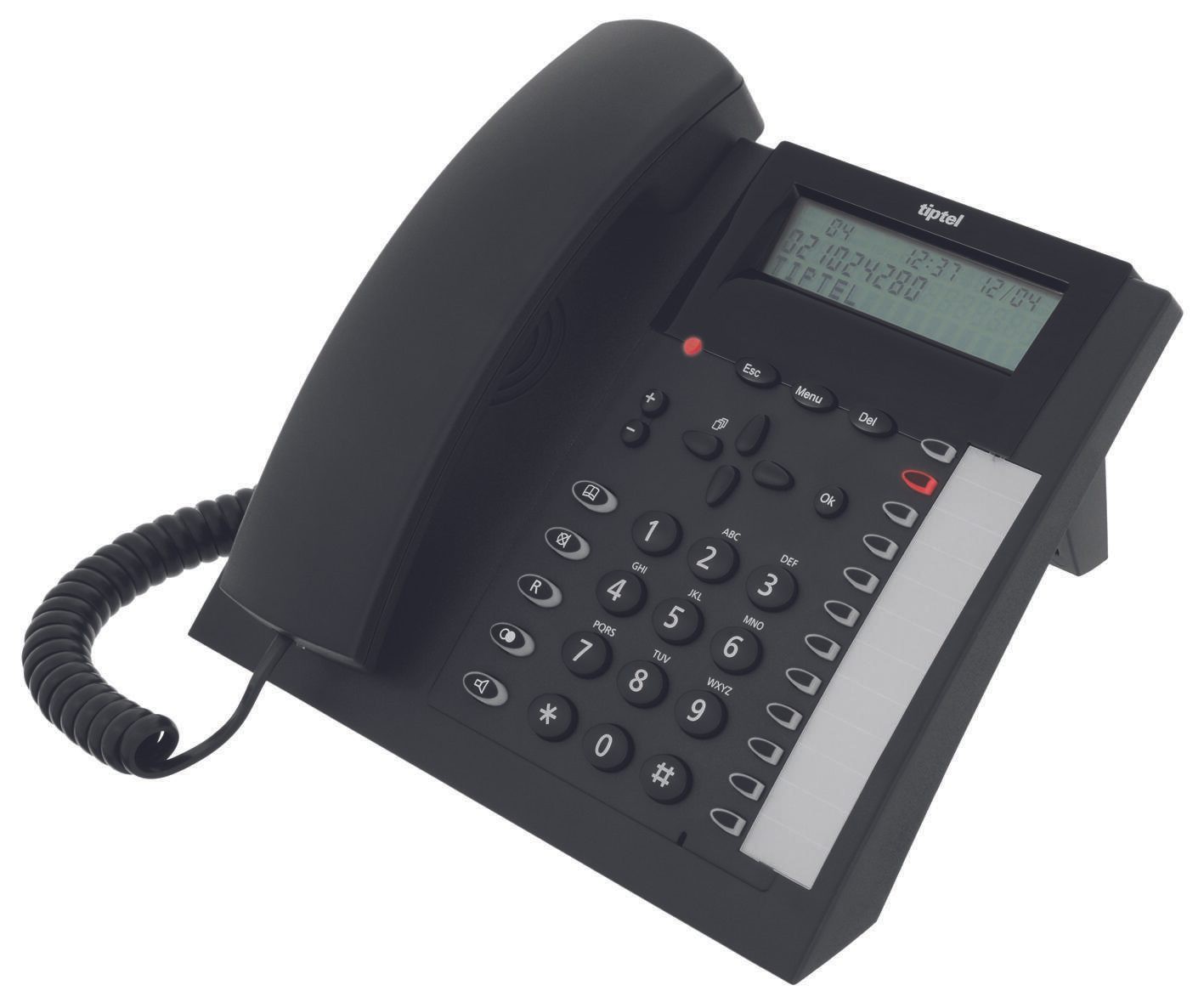 Tiptel 1020 Schnurgebundenes Telefon schwarz