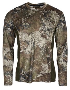 Pinewood Furudal Insect Safe Camou Langarmshirt XL Strata/Moss Green