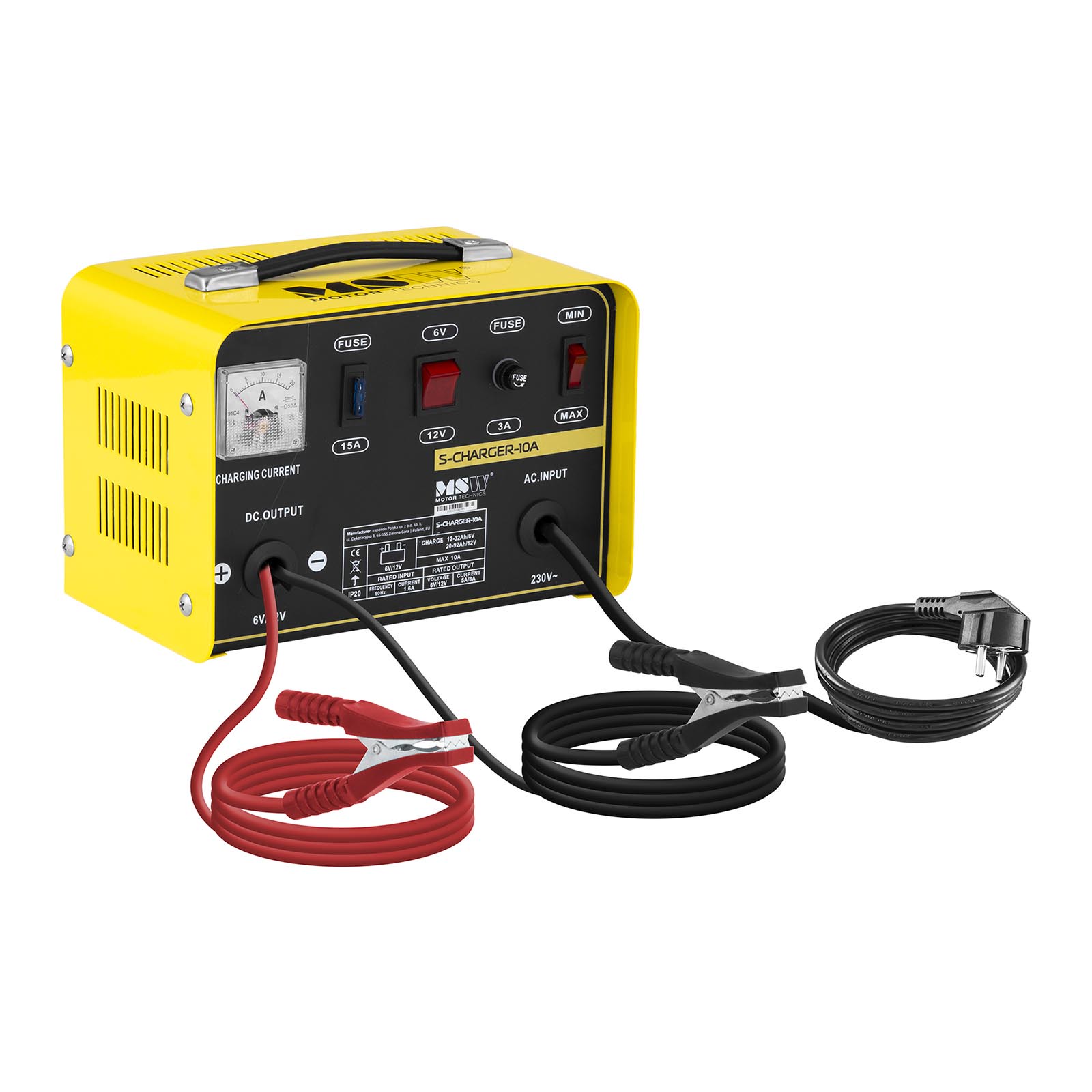 MSW Autobatterie-Ladegerät - 6/12 V - 5/8 A