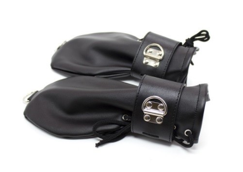 Kunstleder Handschuh-Fesseln