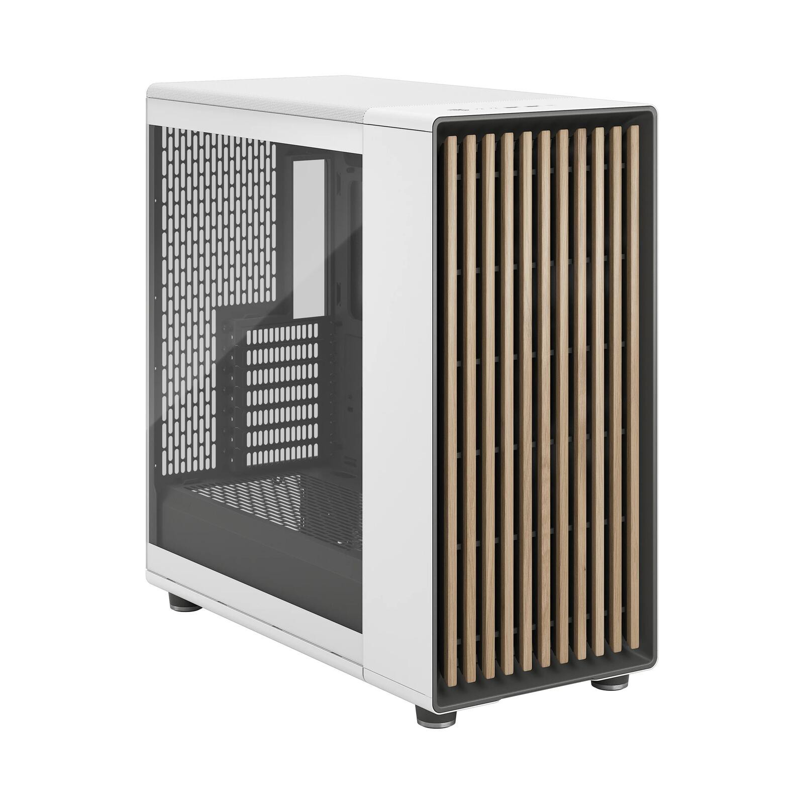 Fractal Design PC Gehäuse North XL RC Chalk White E-ATX TG Clear weiß