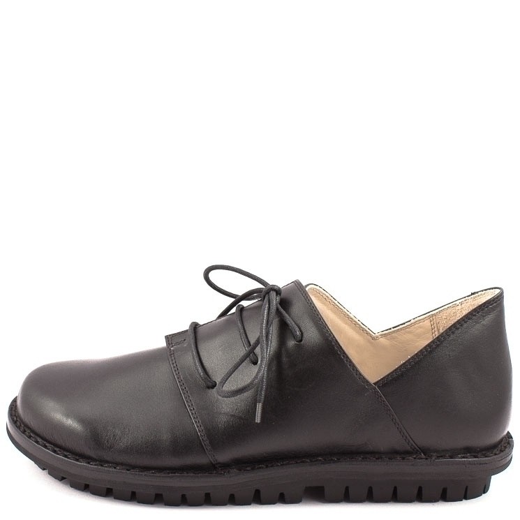Trippen, Haferl m Closed Herren-Schnürschuh, schwarz
