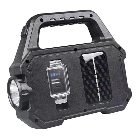 Nexxt Solar-Taschenlampe – Solarbetriebene Arbeitsleuchte